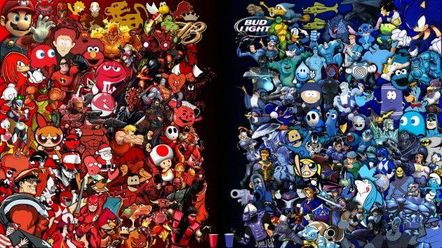 Just choose red or blue?