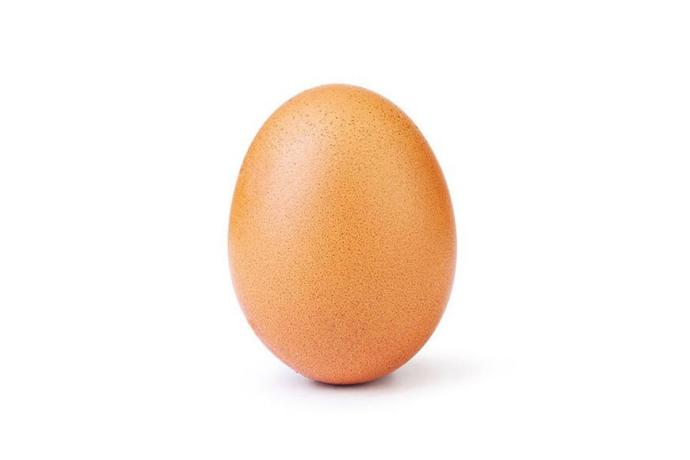 The most liked picture on Instagram. The Egg.