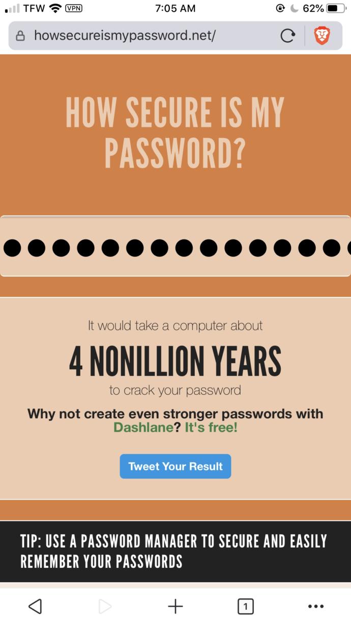 Do you think my passwords are secure?