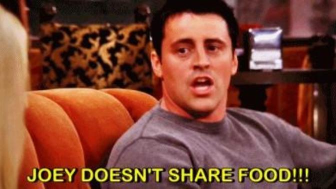 Do you share food?