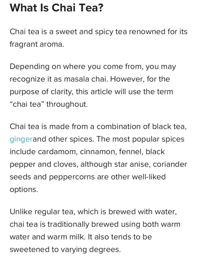 What is you favorite type of tea?