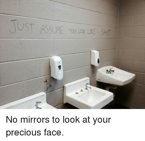 What happened to the mirrors?