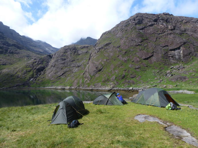 Do you prefer camping at established campsites or in the wild?