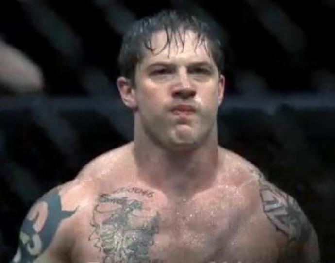 Much of Hardy’s roles involve his characters being a big, bulky guy with intimidating strength.