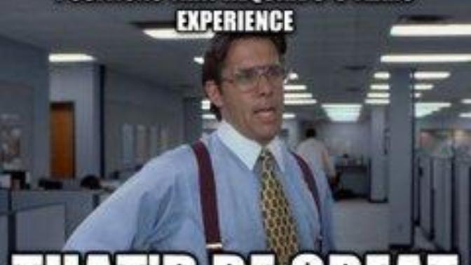 What is something (s) that frustrates you when job hunting?