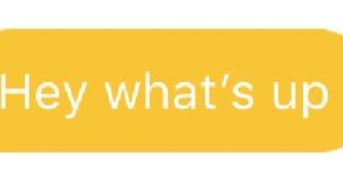 “Hey what’s up?” Double Standards?