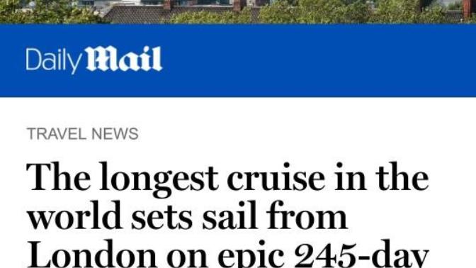 Would you go on this 8-months cruise?