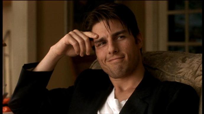 (Tom Cruise as) Jerry Maguire