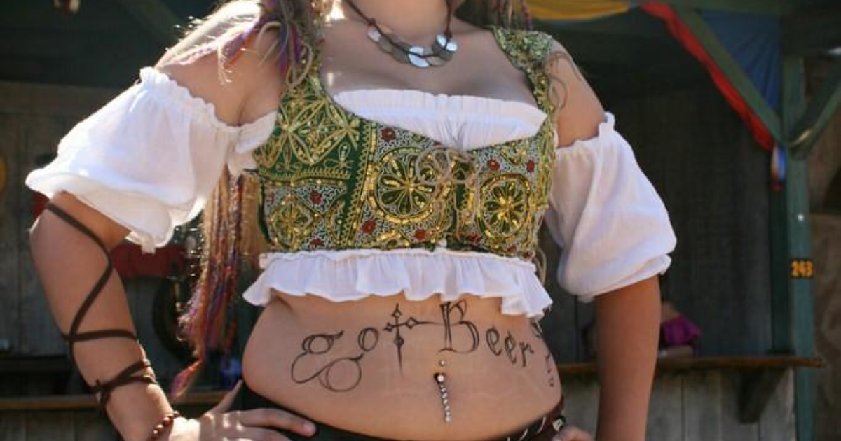 Have you ever seen a girl with a beer belly and how can you tell the