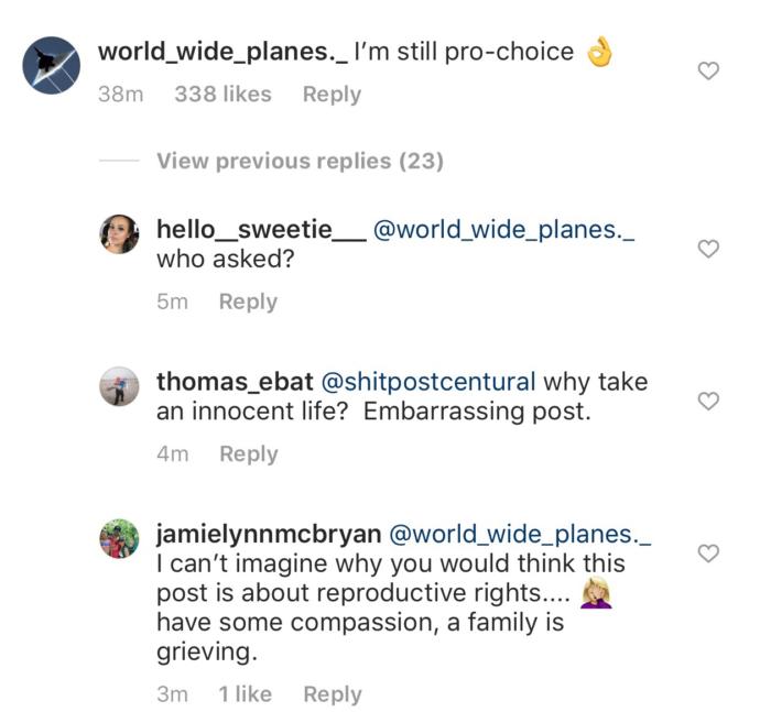 Were these comments insensitive?