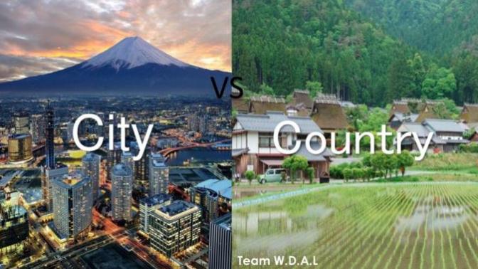 Which do you like more? Country or city?