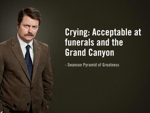 Why do guys cry?
