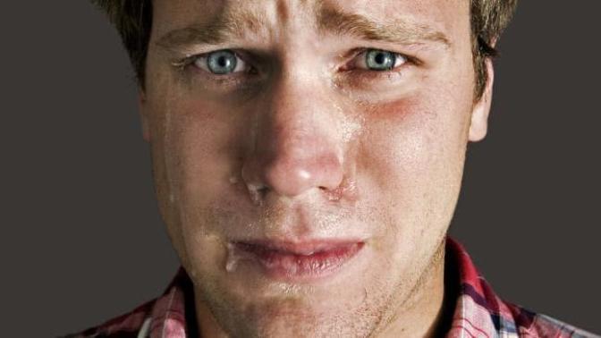 Why do guys cry?