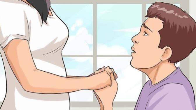 Is apologizing to your girlfriend while on your knees ever be something guys would be willing to do as this guide from wikiHow suggests?