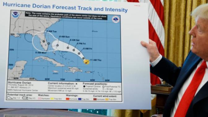 Is Hurricane Dorian hitting Alabama right now?