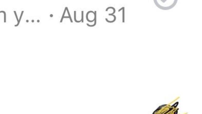 What does the white check mark on Facebook messenger mean?