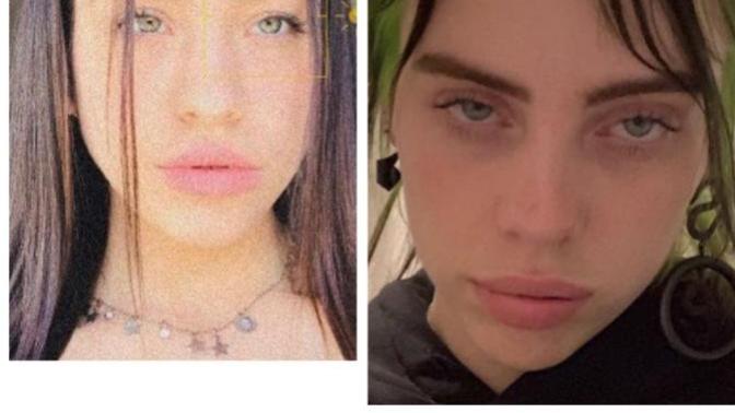 Does she look like Billie eilish?
