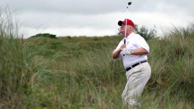 Why should the tax payers fund the president's golf trips when a hurricane is hitting the country?