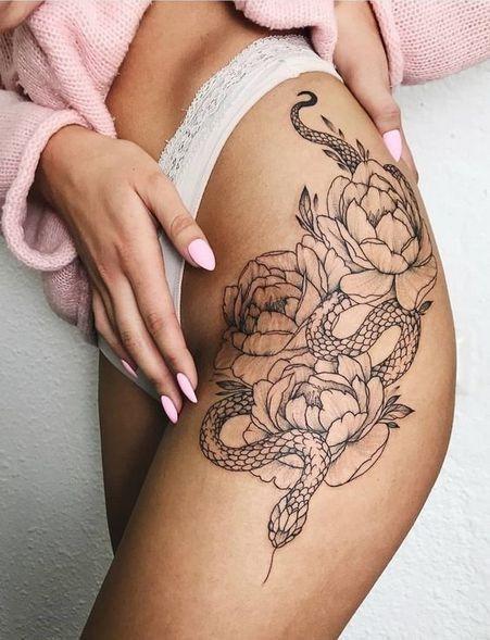 What Are Your Opinions Of Thigh Tattoos?