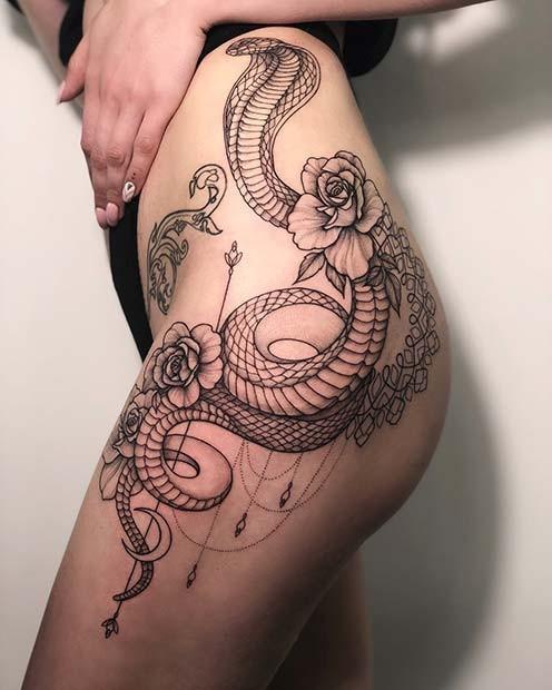 What Are Your Opinions Of Thigh Tattoos?