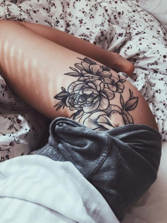 What Are Your Opinions Of Thigh Tattoos?