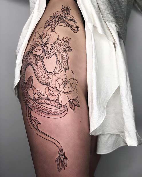 What Are Your Opinions Of Thigh Tattoos?