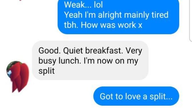 Is he just being friendly in messages?