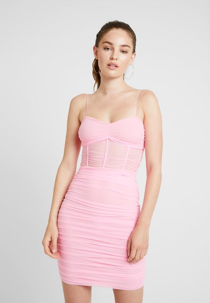 Which dress (color) would look better on someone with pale skin and blonde hair?