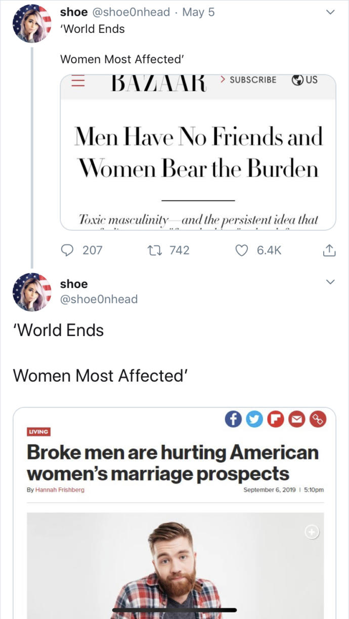 Why is everything always about women?