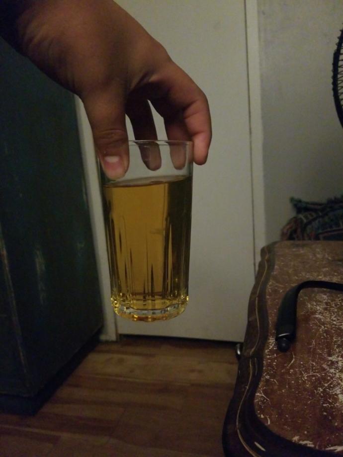 Which is the worst way to hold a glass?