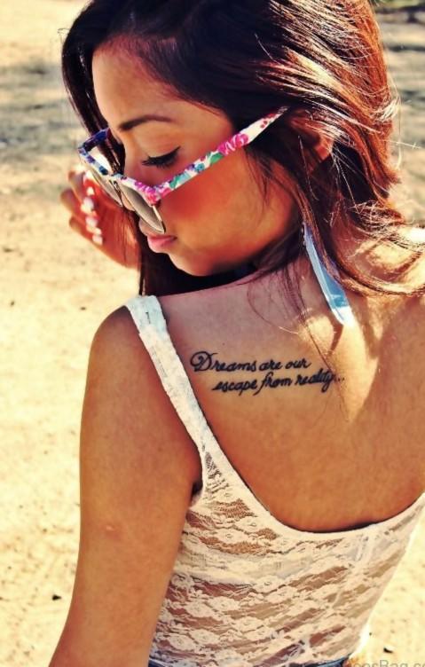 Which type of tattoo is best for back shoulder??