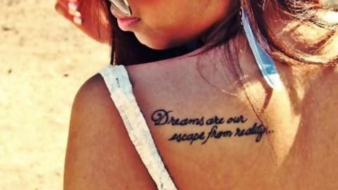 Which type of tattoo is best for back shoulder?