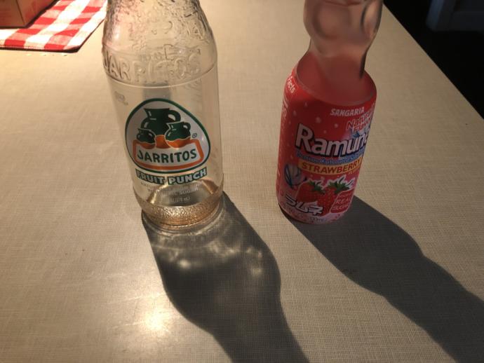 The empty jarritos I just drank