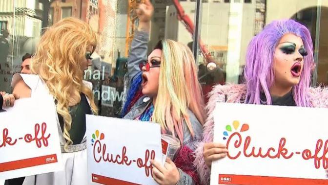 What are your thoughts on recent protests in Toronto with the opening of Chick-fil-A?