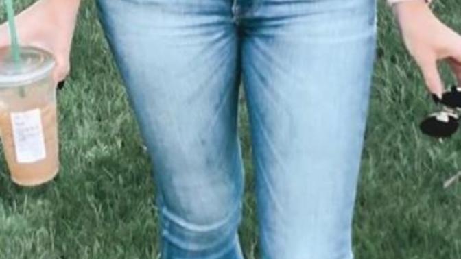 Why would a girl tuck in only the front of her shirt?
