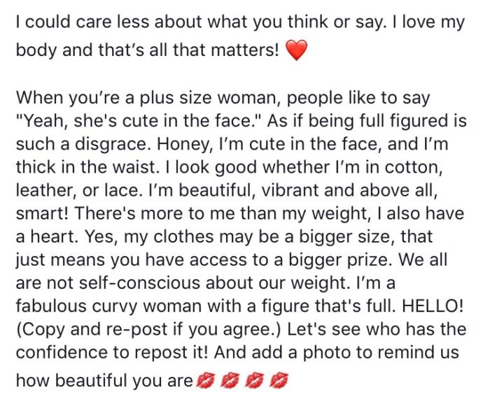 Do you think modern society will ever find fat bodies beautiful?