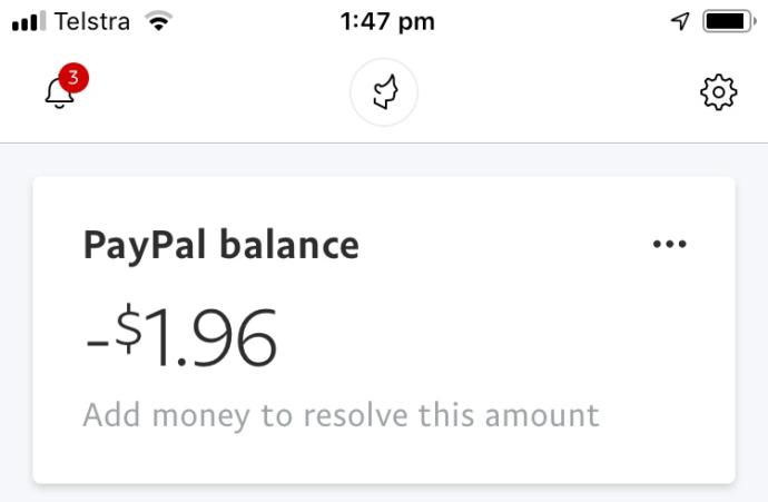 What could be a reason why it says this in my paypal account?
