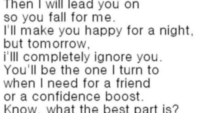 Just need a little help feeling broken am I the stupid one?