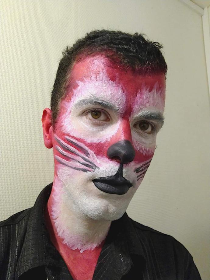 I painted myself like a cat ๐?
