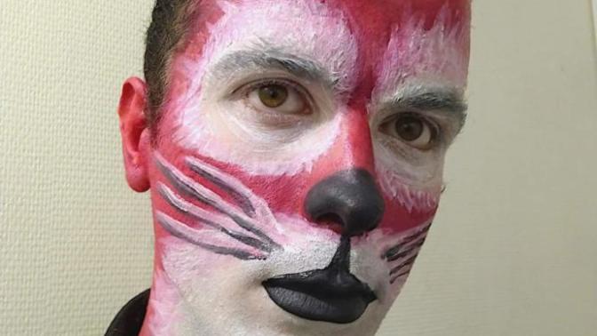 I painted myself like a cat 😄?