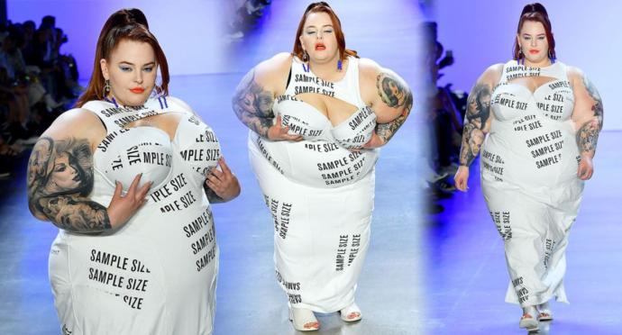 Tess holliday walked an NYFW show What do you think?