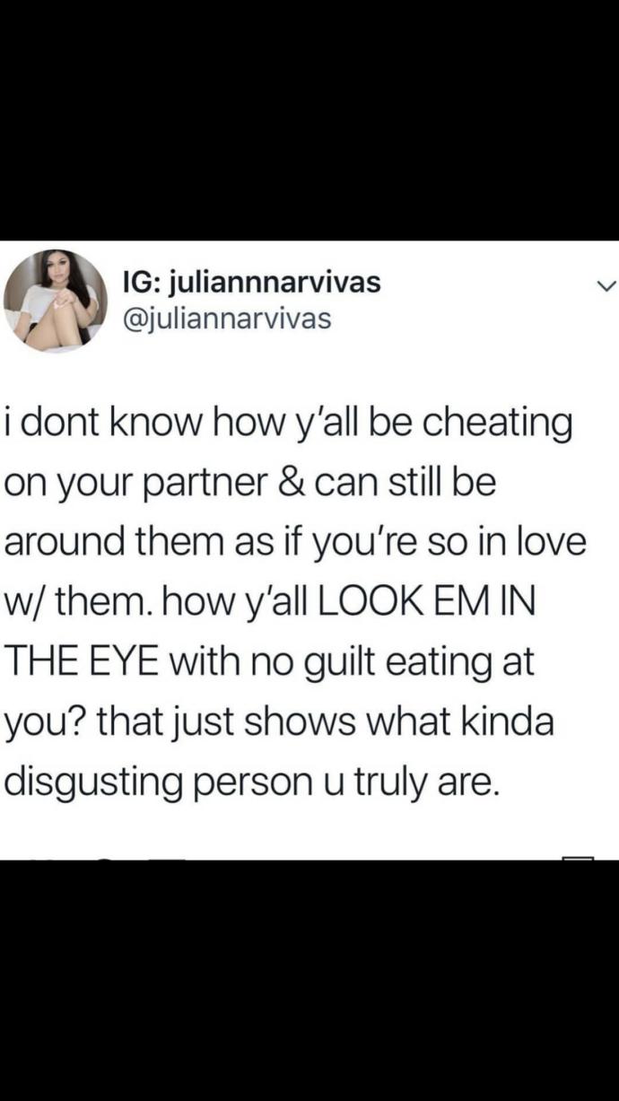 Could CHEATING be caused by a mental illness?