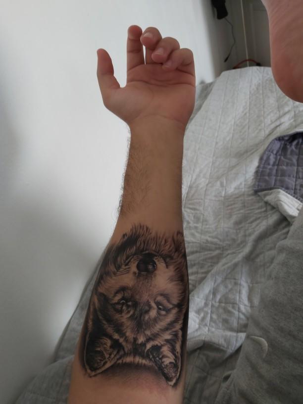 Should I shave around my forearm tattoo?