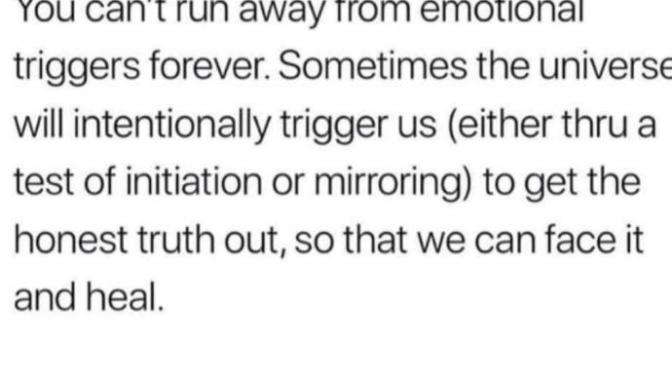 What is the meaning of "Test of initiation" and "mirroring" as per this quote?