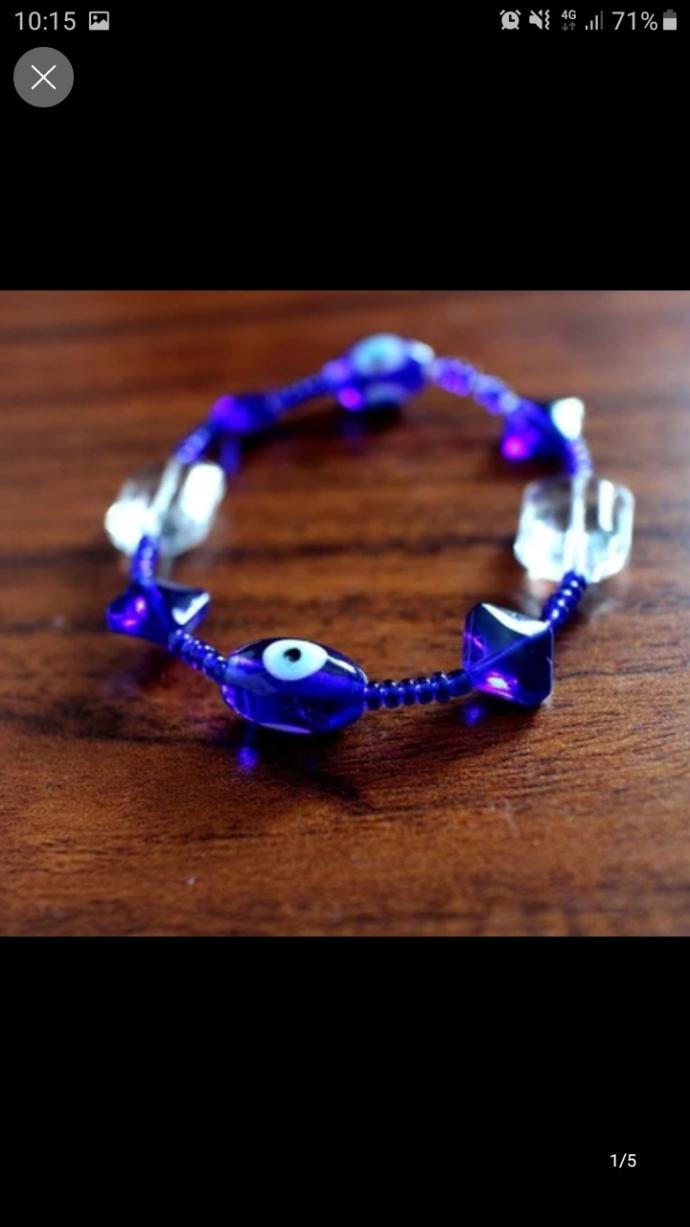 Is it bad luck to buy an evil eye accessory and keep it for myself?