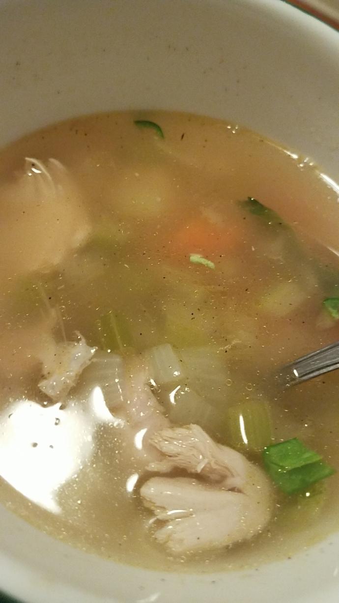 Do you ever add a little bit of spicy in your chicken soup? Do you like chicken potato soup?