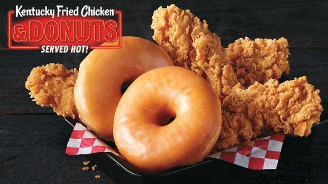 KFC in 3 US Cities is releasing a Chicken and Donuts sandwich. Is KFC really that desperate?