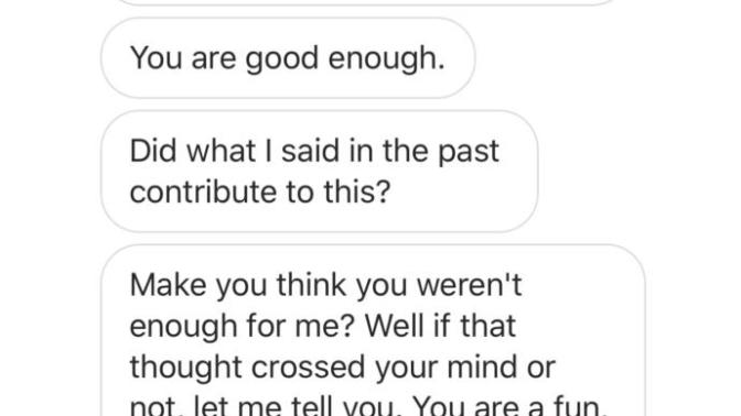 What is he trying to say?