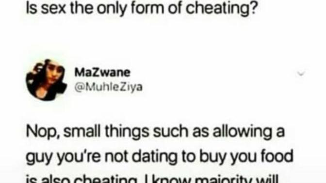 A discussion on cheating... other forms of cheating?