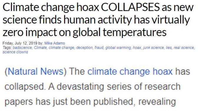 New Science Reveals Climate Change IS A HOAX. Humans Have No Effect On Climate. Is This Fake Science Finally Going To Be Junked Once And For All?